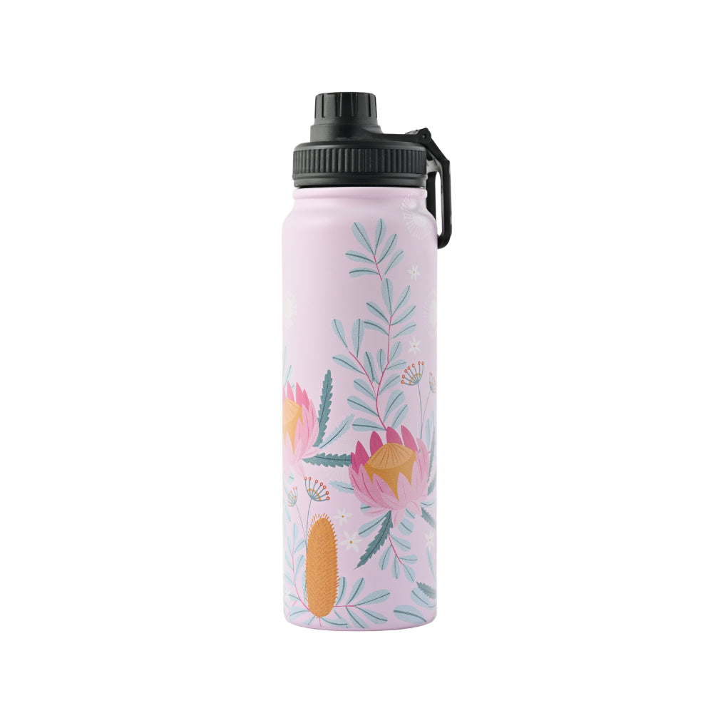 Indigo Series Insulated Drink Bottle 800ml - PINK PROTEA